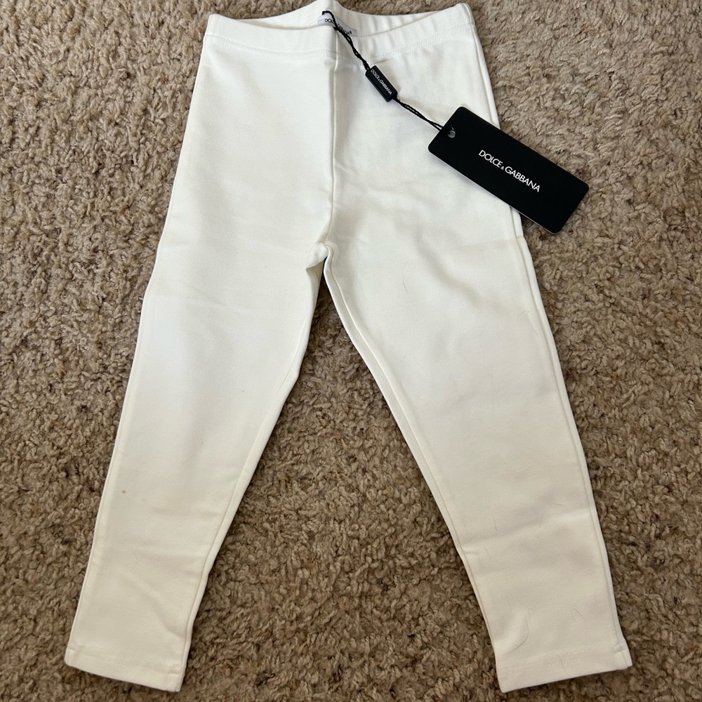Dolce & Gabbana Ivory Leggings